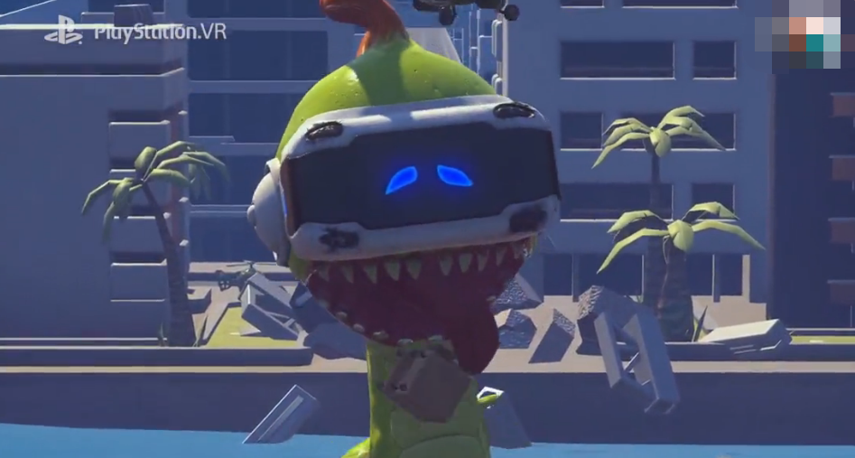 PSVR游戏合集《The Playroom VR》玩家试玩体验视频，一起打怪兽！