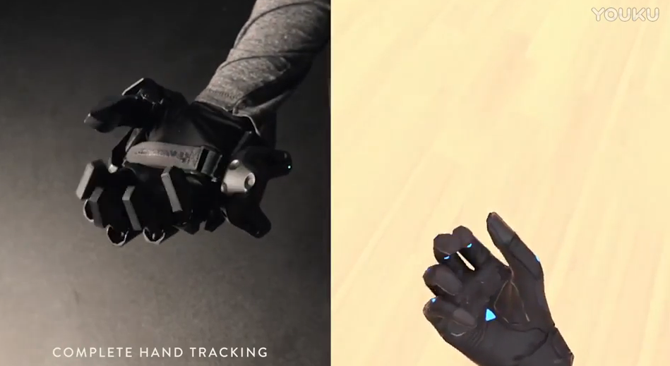 让“触摸”变得更真实 VRgluv力反馈传感手套演示视频